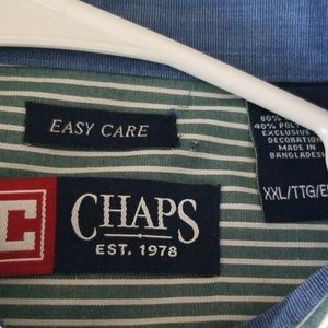Chaps men 2xl long sleeved shirt